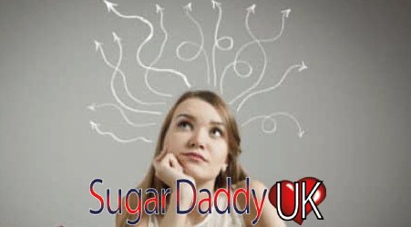 sugarbabe looks up with a questioning face and question marks around